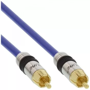 InLine Premium RCA garso laidas 1x RCA kištukas / kištukas, auksuotas, 3 m