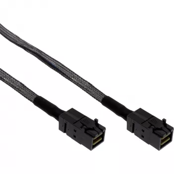 InLine Mini SAS HD kabelis SFF-8643 į SFF-8643 su šoniniu ryšiu 1 m