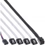 InLine Mini SAS HD kabelis SFF-8643 į 4x SATA + Sideband 0,5 m