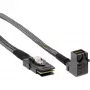 InLine Mini SAS HD kabelis SFF-8643 kampuotas į SFF-8087 su šoniniu ryšiu 0,5 m