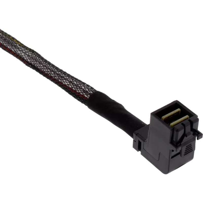 InLine Mini SAS HD kabelis, SFF-8643 kampuotas į 4x SFF-8482 su maitinimu, 0,5 m