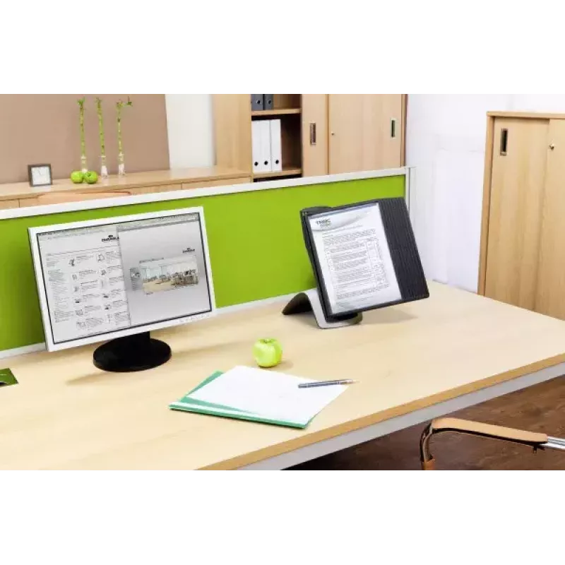 Durable Sherpa Style Table 10 dokumentų stovas besisukantis, 10 A4 plokščių