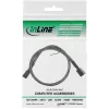 InLine Mini SAS HD kabelis SFF-8643 į SFF-8643 su šoniniu kanalu 0,5 m