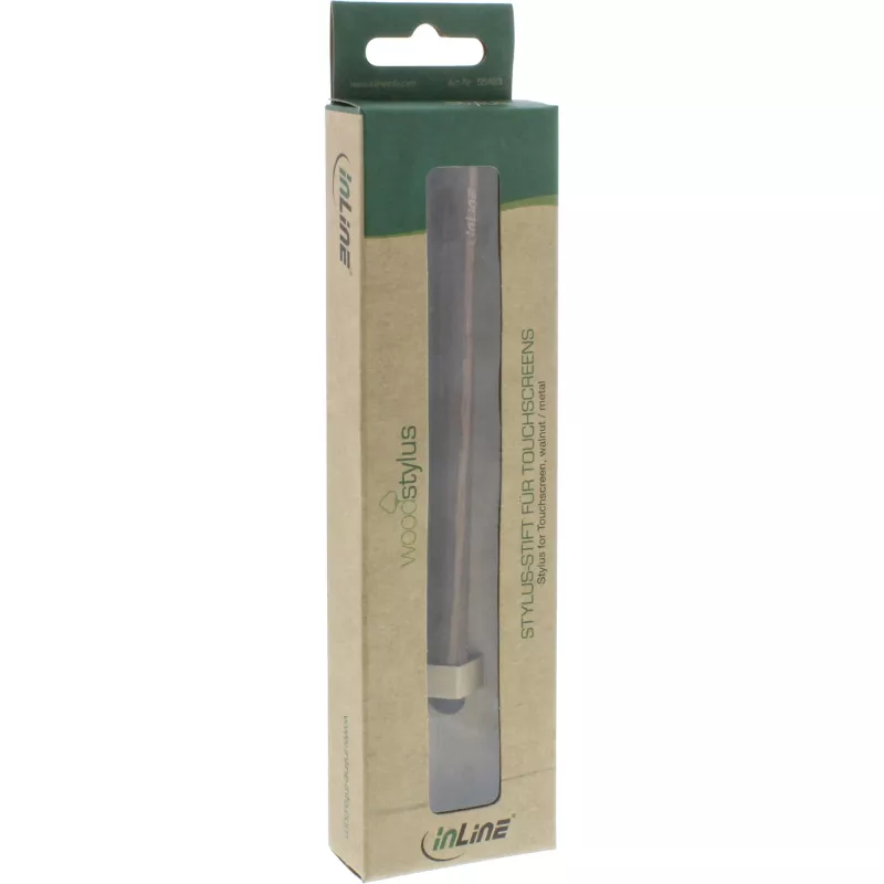 Touchpad rašiklis InLine Woodstylus 55463, 8 mm, grafinis pieštukėlis planšetei ir telefonui