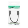 InLine Micro USB 3.0 OTG adapterio laidas Micro B kištukas į USB A lizdą 0,15 m