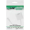 InLine Mini DisplayPort (vyriškas) / DVI-D 24+1 (moteriška) adapteris baltas, 0,15 m