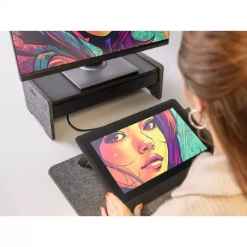 Monitorio stovas Durable 508158 laisvai pastatomas, 10 kg talpa, reguliuojamas aukštis