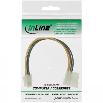 InLine maitinimo laido adapteris 5,25 colio / 4 kontaktų 12V 0,20 m