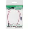 InLine SATA 6Gb/s laidas su fiksatoriais 1m