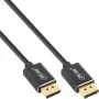 InLine DisplayPort 1.4 laidas Slim, 8K4K, juodas, paauksuoti kontaktai, 1 m