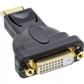 InLine DisplayPort adapteris DisplayPort kištukas į DVI-D 24+1 lizdas juodas