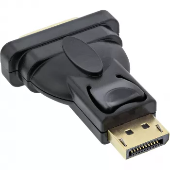 InLine DisplayPort adapteris DisplayPort kištukas į DVI-D 24+1 lizdas juodas