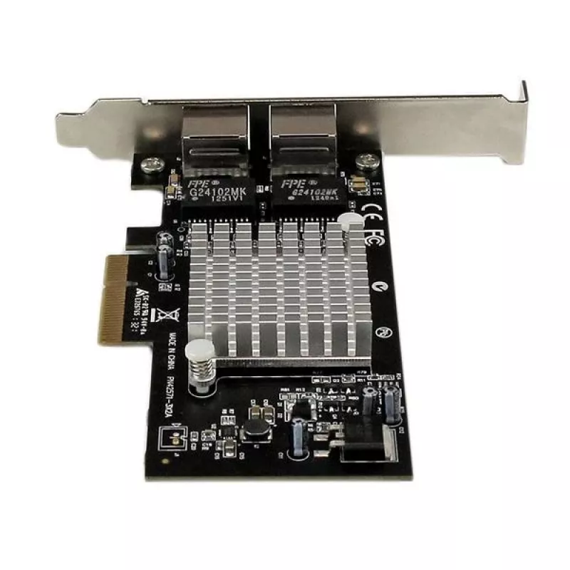 „StarTech.com“ dviejų prievadų PCI Express (PCIe x4) Gigabitinio Ethernet serverio adapterio tinklo plokštė su Intel i350 NIC