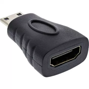 InLine HDMI adapteris, HDMI A lizdas / HDMI C kištukas, 4K/60Hz, auksuoti kontaktai