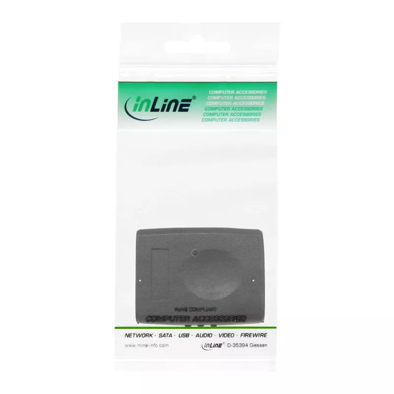 InLine HDMI adapteris HDMI A lizdas / lizdas su paauksuotais kontaktais, 4K2K