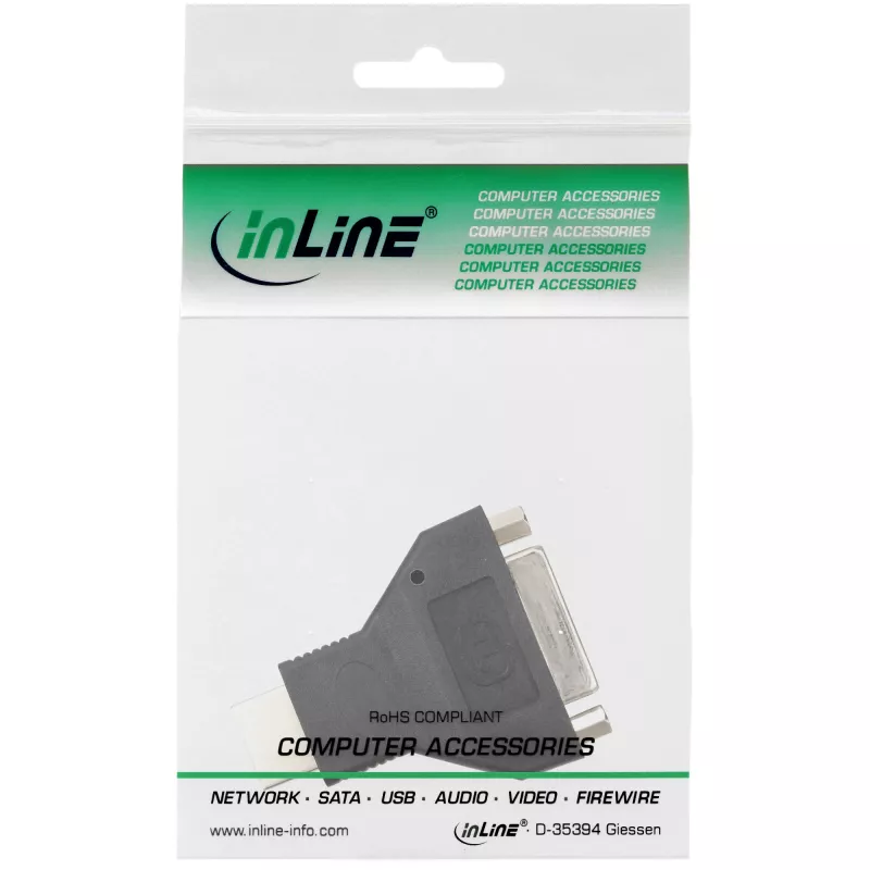 InLine HDMI į DVI adapteris kištukas / lizdas 17670