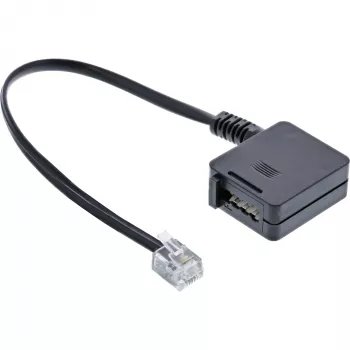 InLine TAE adapterio laidas RJ11 6P4C kištukas į TAE-F lizdą 0,2 m