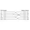 InLine TAE-N Vokietijos laidas TAE-N / RJ12 6P6C, 3 m