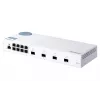QNAP QSW-M408S valdomas L2 tinklo jungiklis, 4x 10GbE SFP+, 8x Gigabit, baltas
