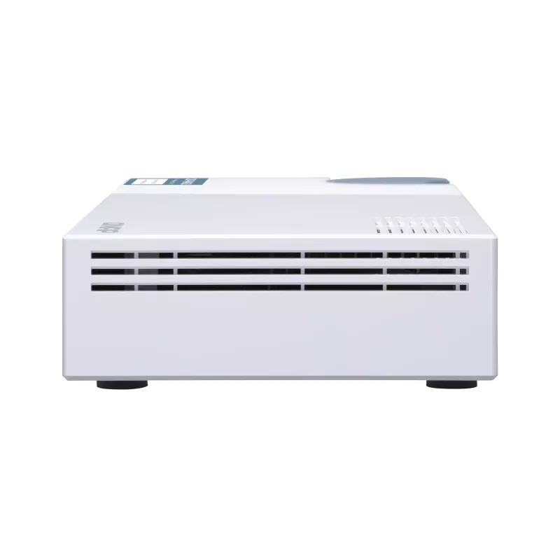 QNAP QSW-M408S valdomas L2 tinklo jungiklis, 4x 10GbE SFP+, 8x Gigabit, baltas