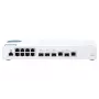 QNAP QSW-M408-2C tinklo jungiklis valdomas L2 10G Ethernet (100/1000/10000) Baltas