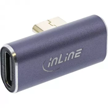 InLine USB4 adapteris, USB-C kištukas / lizdas vertikalus dešinysis / kairysis kampinis