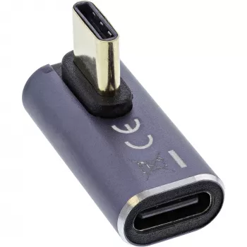 InLine USB4 adapteris, USB-C kištukas / lizdas vertikalus dešinysis / kairysis kampinis
