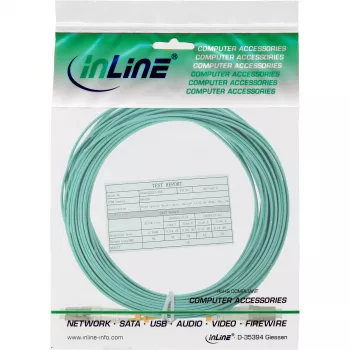 InLine Fiber Optic Duplex kabelis LC/LC 88542O 50/125µm OM3 2m