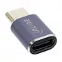 InLine USB4 adapteris USB-C kištukas / lizdas aliuminis pilkas 35900A