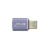 InLine USB4 adapteris USB-C kištukas / lizdas aliuminis pilkas 35900A