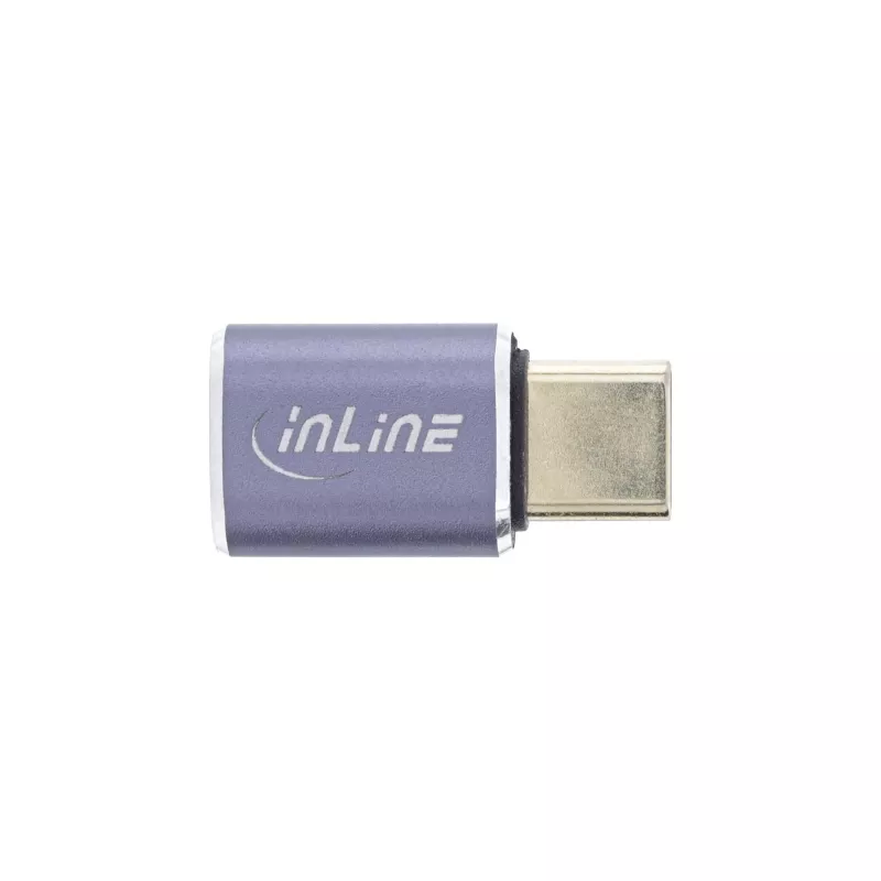 InLine USB4 adapteris USB-C kištukas / lizdas aliuminis pilkas 35900A
