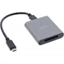 InLine kortelių skaitytuvas USB 3.2 USB-C arba USB-A, skirtas CFexpress tipo B kortelėms