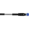 InLine šarvuotas pataisos kabelis Cat.6A U/FTP, 2 m, juodas