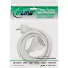 InLine Power ilginimo laidas, baltas, 5m