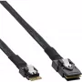 InLine Slim SAS kabelis, SFF-8654 į Mini SAS SFF-8087, 12Gb/s, 0,5m