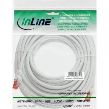 InLine Patch Laidas S/FTP PiMF Cat.6 250MHz PVC varis baltas 7,5m