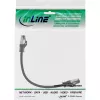 InLine Patch kabelis S/FTP PiMF Cat.8.1 halogen free 2000MHz juodas, 0,3m