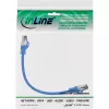 InLine Patch Laidas S/FTP PiMF Cat.8.1 halogen-free 2000MHz mėlynas, 0,25m