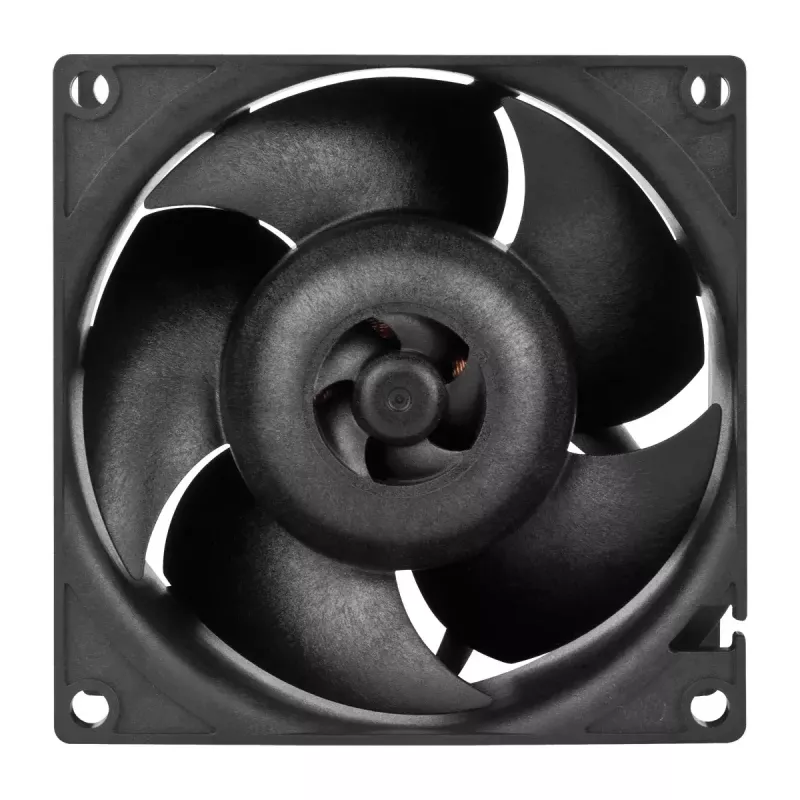 Ventiliatorius ARCTIC S8038-10K 80 mm 102 cfm Dvigubas rutulinis guolis Juodas