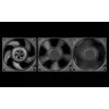 Ventiliatorius ARCTIC S8038-10K 80 mm 102 cfm Dvigubas rutulinis guolis Juodas