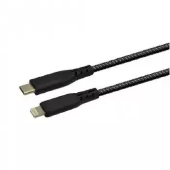 Laidas Terratec CHARGE CL2 USB-C – Lightning 2 m juodas