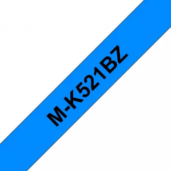 Brother M-K521B lipdukų juosta, juoda ant mėlynos spalvos, 9 mm x 8 m