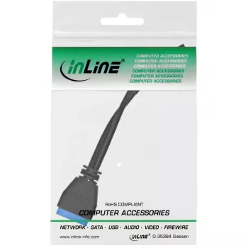 InLine USB 2.0 į 3.0 vidinis USB jungties adapterio kabelis 33449I