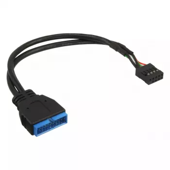 InLine USB 2.0 į 3.0 vidinis USB jungties adapterio kabelis 33449I