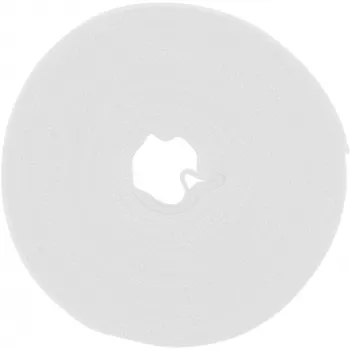 Kabelio raištis Velcro juosta InLine 10 m × 16 mm balta – daugkartinis lipnus kabelio dirželis