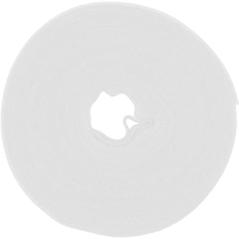 Kabelio raištis Velcro juosta InLine 10 m × 16 mm balta – daugkartinis lipnus kabelio dirželis