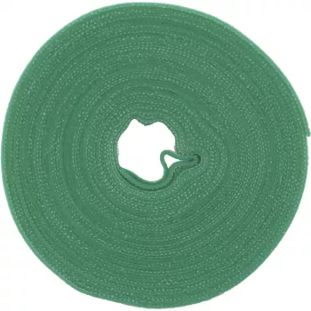 Kabelių raiščiai su lipnia juosta InLine Band 16 mm, 10 m, žalia