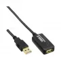 InLine USB 2.0 aktyvus signalo kartotuvas, laidas A kištukas / A lizdas, 5 m