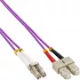 InLine Fiber Optinis Dupleksinis Kabelis LC/SC 50/125µm OM4 3m 88643P