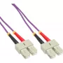 InLine šviesolaidinis dvipusis kabelis SC/SC 83502P 50/125µm OM4 2m